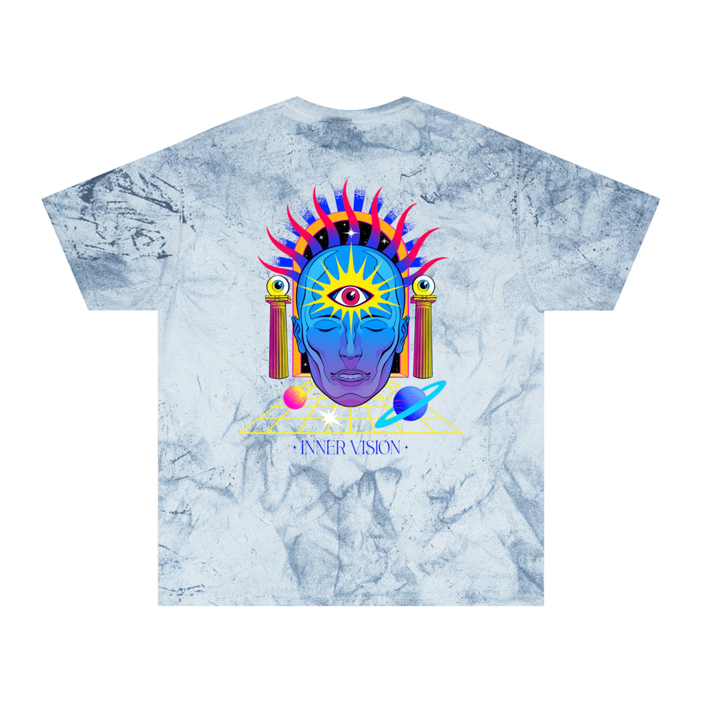INNER VISION - Garment-dyed. Illustrated garment inspired by inner exploration and visual journey.
