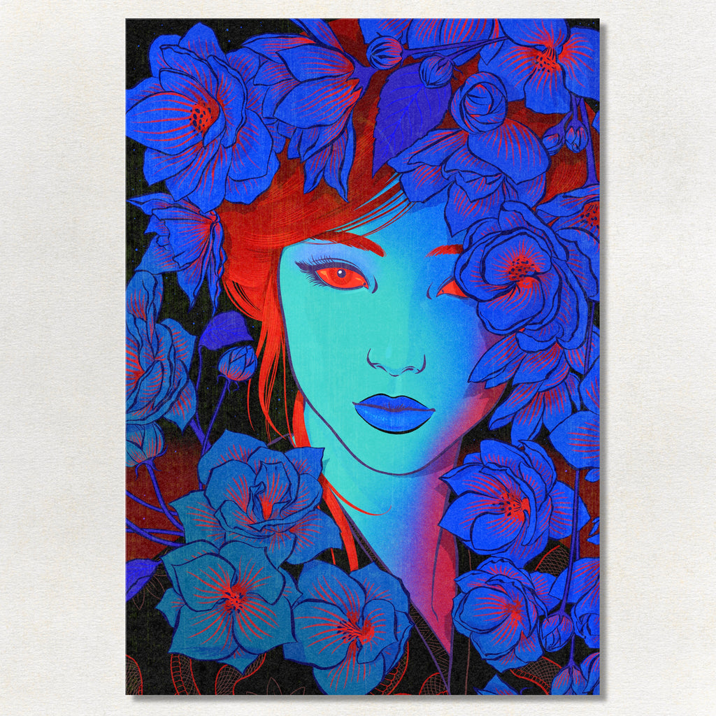 JAPANESE GIRL - Premium Semi-Glossy Paper Poster