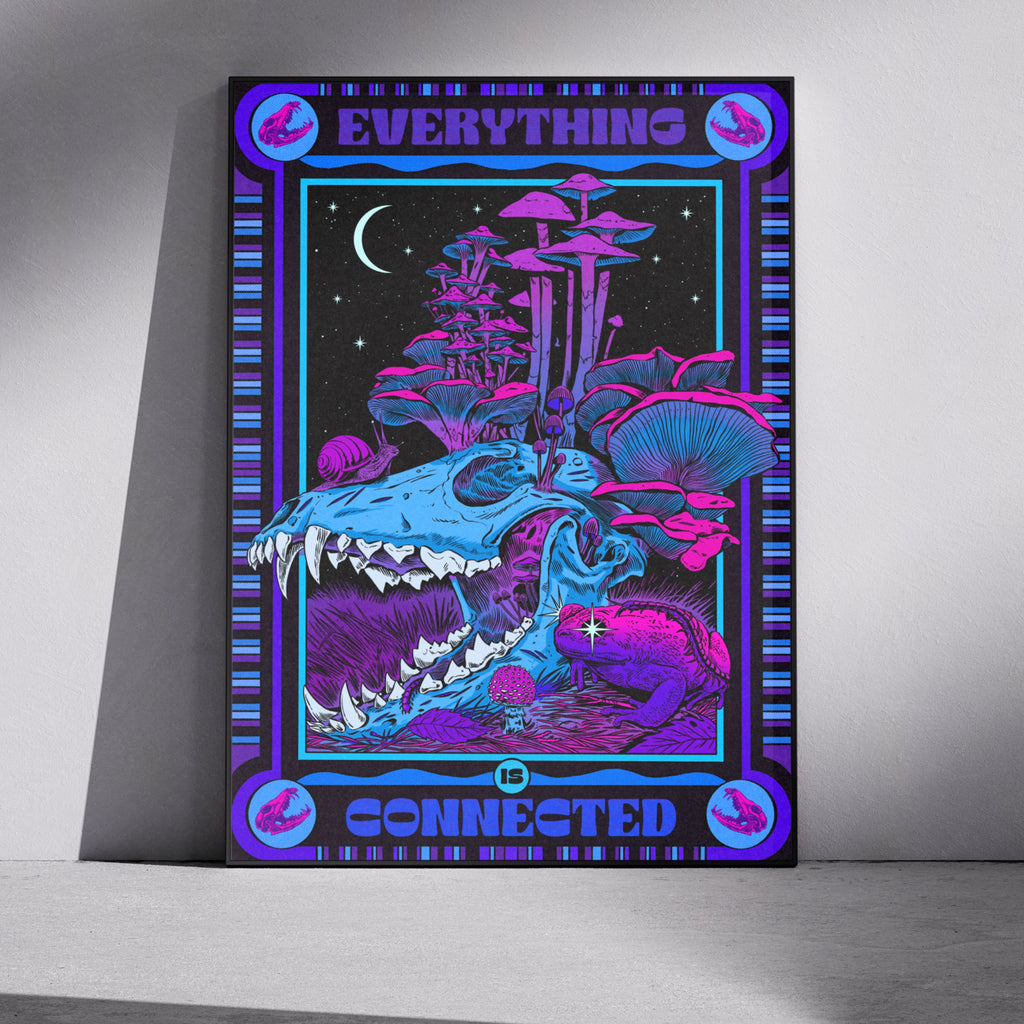 EVERYTHING IS CONNECTED - Premium Semi-Glossy Paper Poster