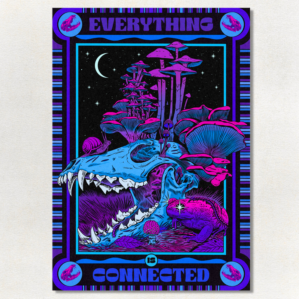 EVERYTHING IS CONNECTED - Premium Semi-Glossy Paper Poster