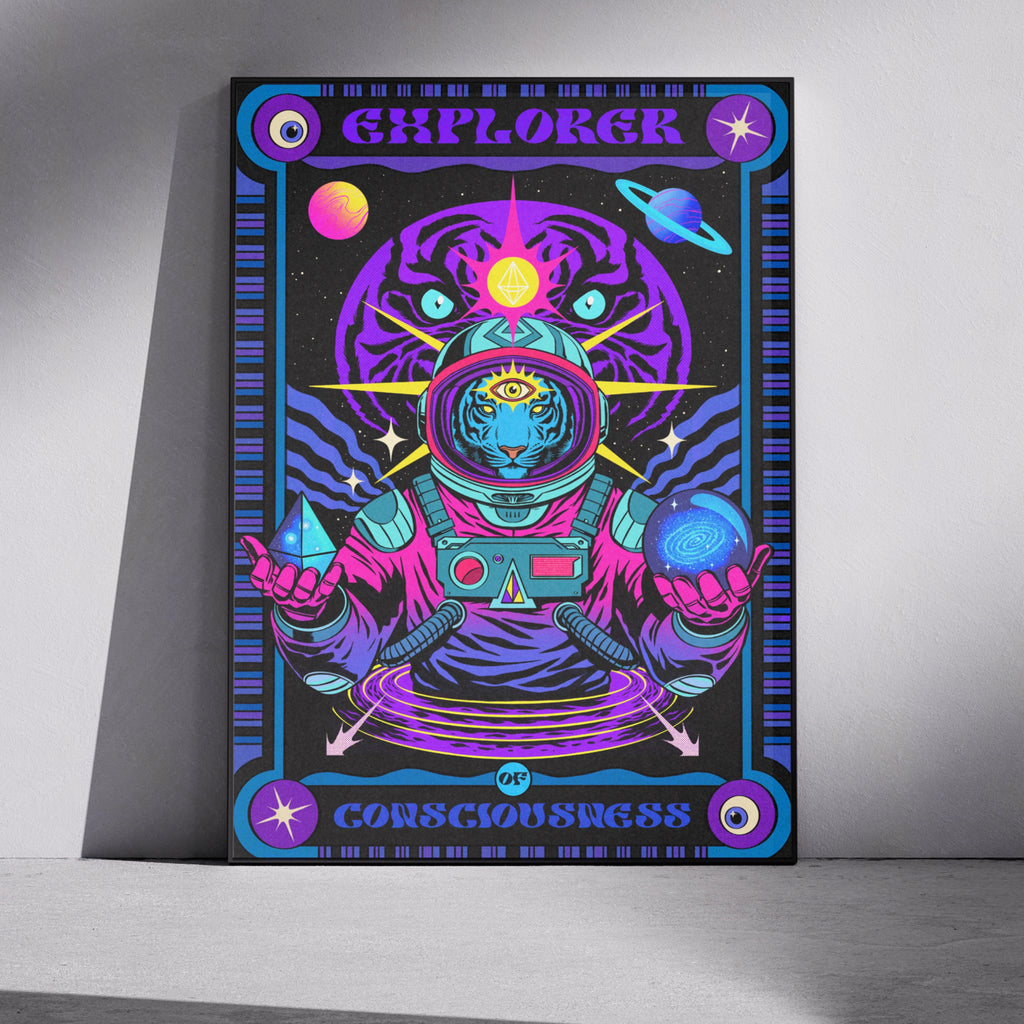 EXPLORER OF CONSCIOUSNESS - Premium Semi-Glossy Paper Poster